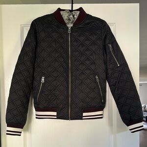 Lucky Brand Quilted Bomber Jacket